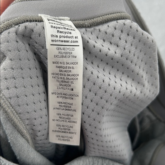 Patagonia Women's Size Medium Gray Polyester Sherpa Pile Synchilla Sweatpants - Picture 8 of 13